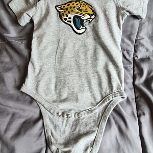 NFL Gray Baby One-Piece with Jaguar Logo